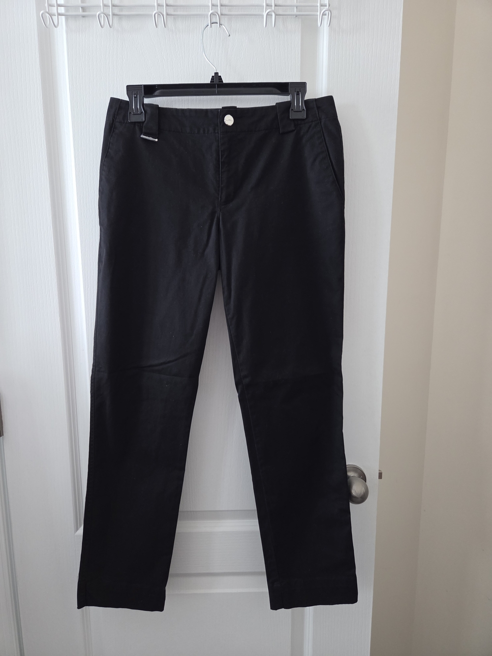 Ralph Lauren Black Straight-Leg Pants
